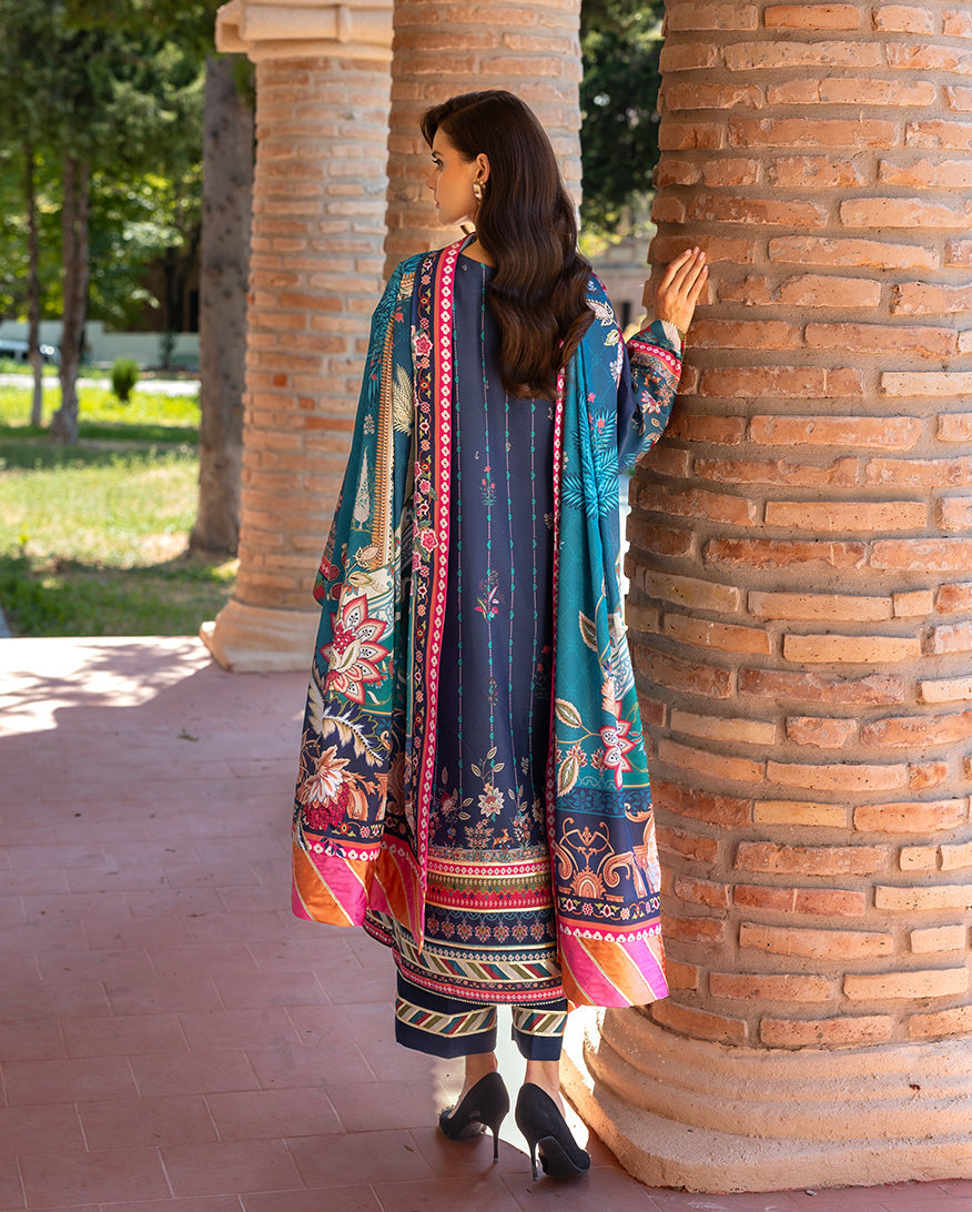 Mushq | Nirvana Printed Silk | Nova Bloom by Mushq - Designer Dress  - Type : Ladies Clothes - Available at Libayah - 100% Original 
