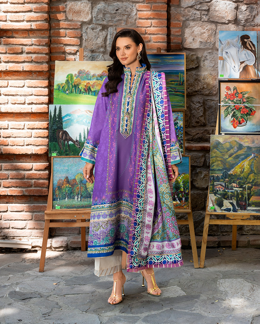 Mushq | Nirvana Printed Silk | Cosmic Spindle by Mushq - Designer Dress  - Type : Ladies Clothes - Available at Libayah - 100% Original 