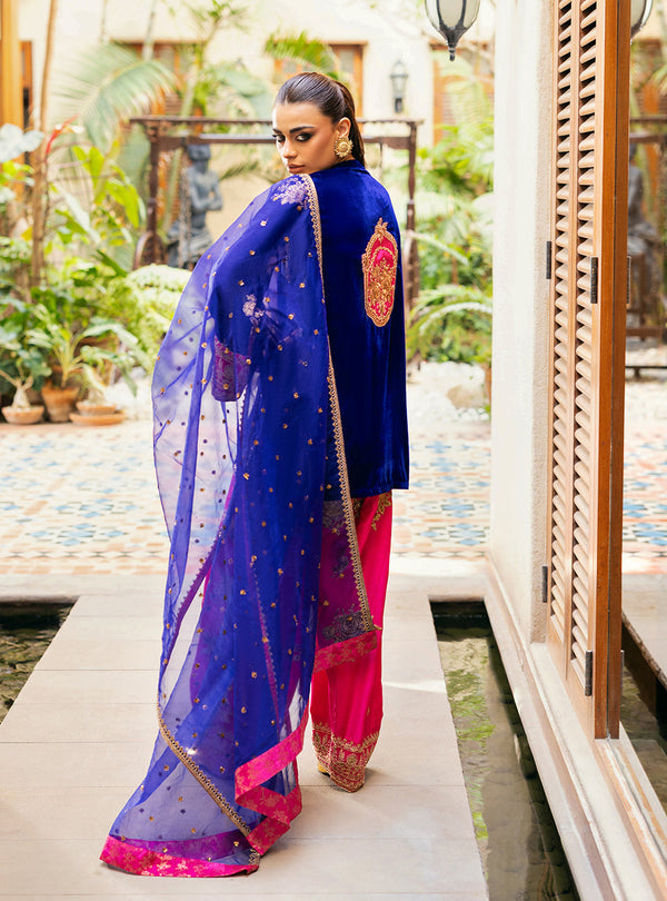 Zainab Chottani | Velvet 25 | Jia by Zainab Chottani - Designer Dress - Type : Ladies Clothes - Available at Libayah - 100% Original 