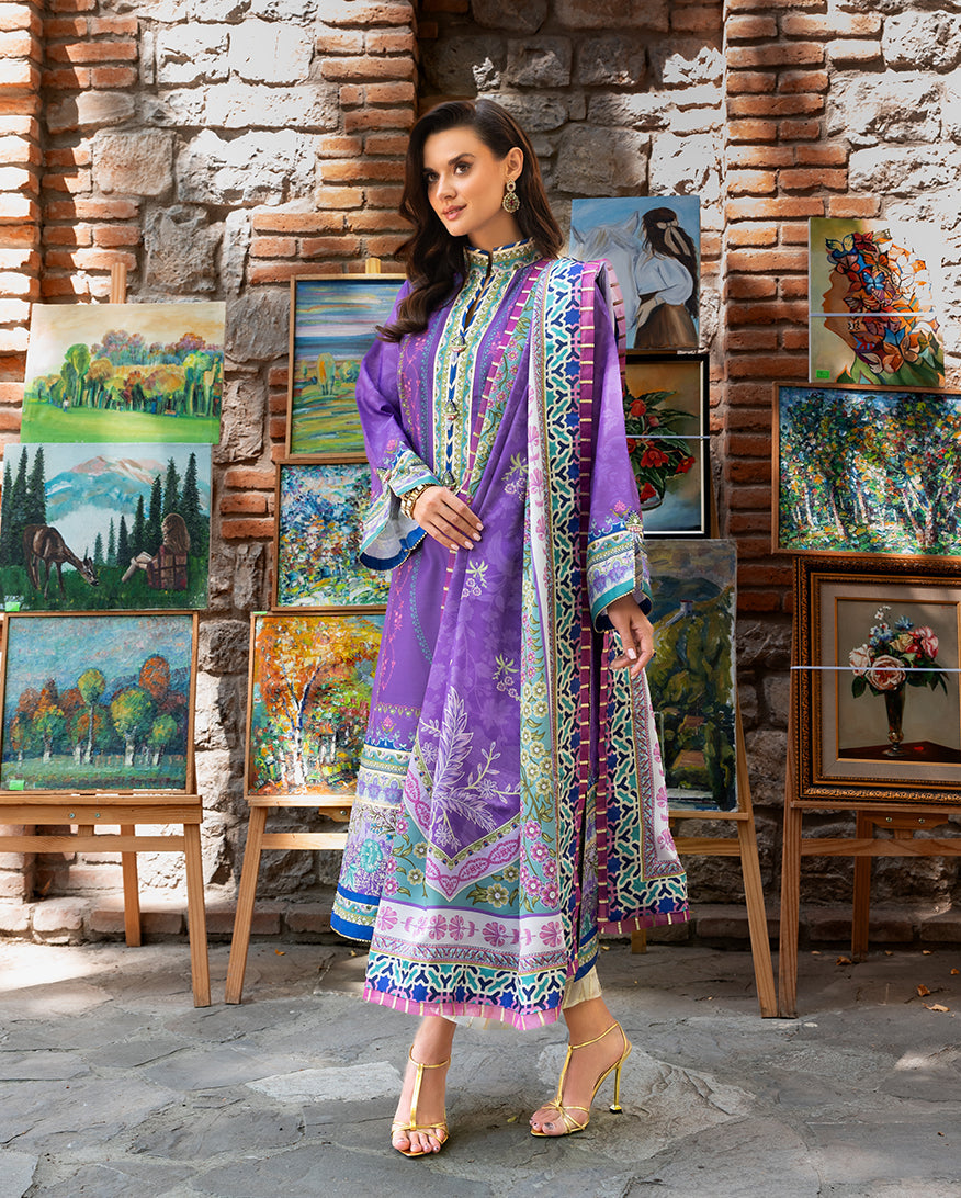 Mushq | Nirvana Printed Silk | Cosmic Spindle by Mushq - Designer Dress  - Type : Ladies Clothes - Available at Libayah - 100% Original 