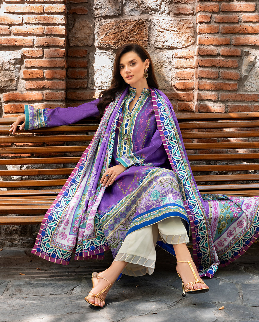Mushq | Nirvana Printed Silk | Cosmic Spindle by Mushq - Designer Dress  - Type : Ladies Clothes - Available at Libayah - 100% Original 