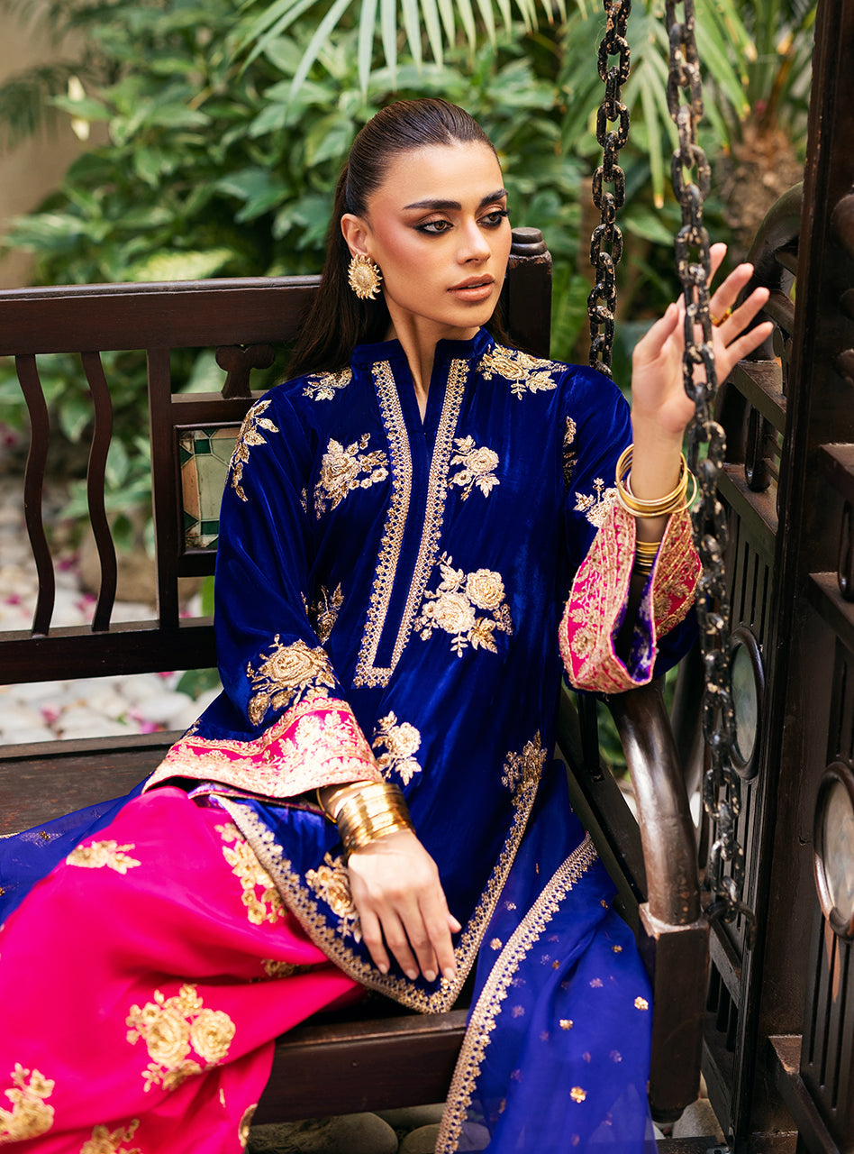 Zainab Chottani | Velvet 25 | Jia by Zainab Chottani - Designer Dress - Type : Ladies Clothes - Available at Libayah - 100% Original 