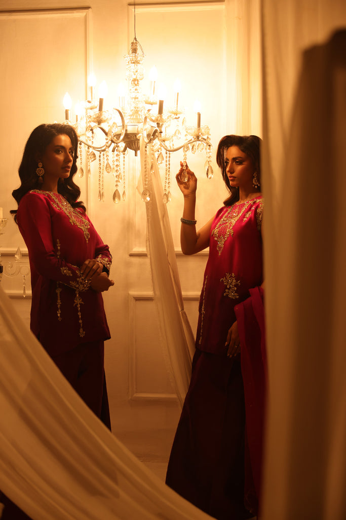 Sammy K | Riwayat Luxe | Jugnu by Sammy K - Designer Dress  - Type : Ladies Clothes - Available at Libayah - 100% Original 