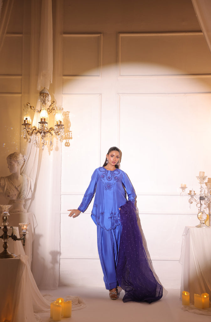 Sammy K | Riwayat Luxe | Chaand Raat by Sammy K - Designer Dress  - Type : Ladies Clothes - Available at Libayah - 100% Original 