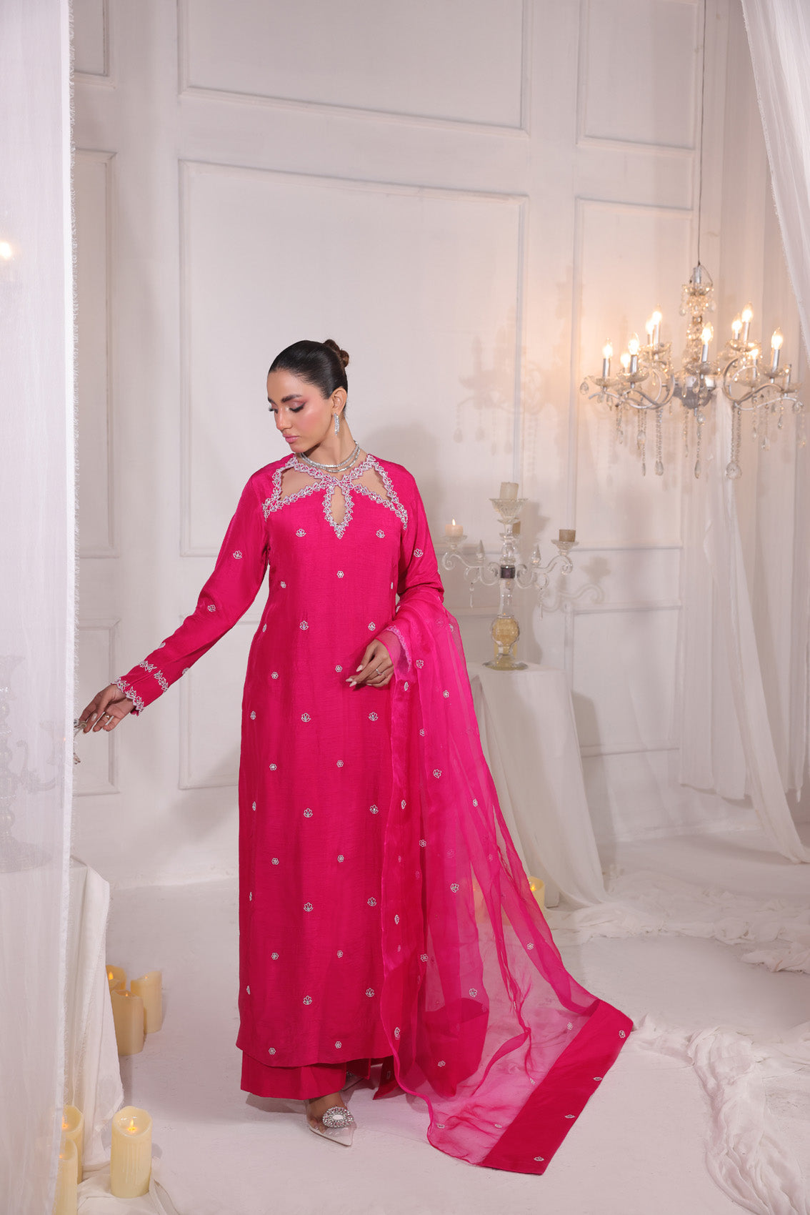 Sammy K | Riwayat Luxe | Husn e Noor by Sammy K - Designer Dress  - Type : Ladies Clothes - Available at Libayah - 100% Original 