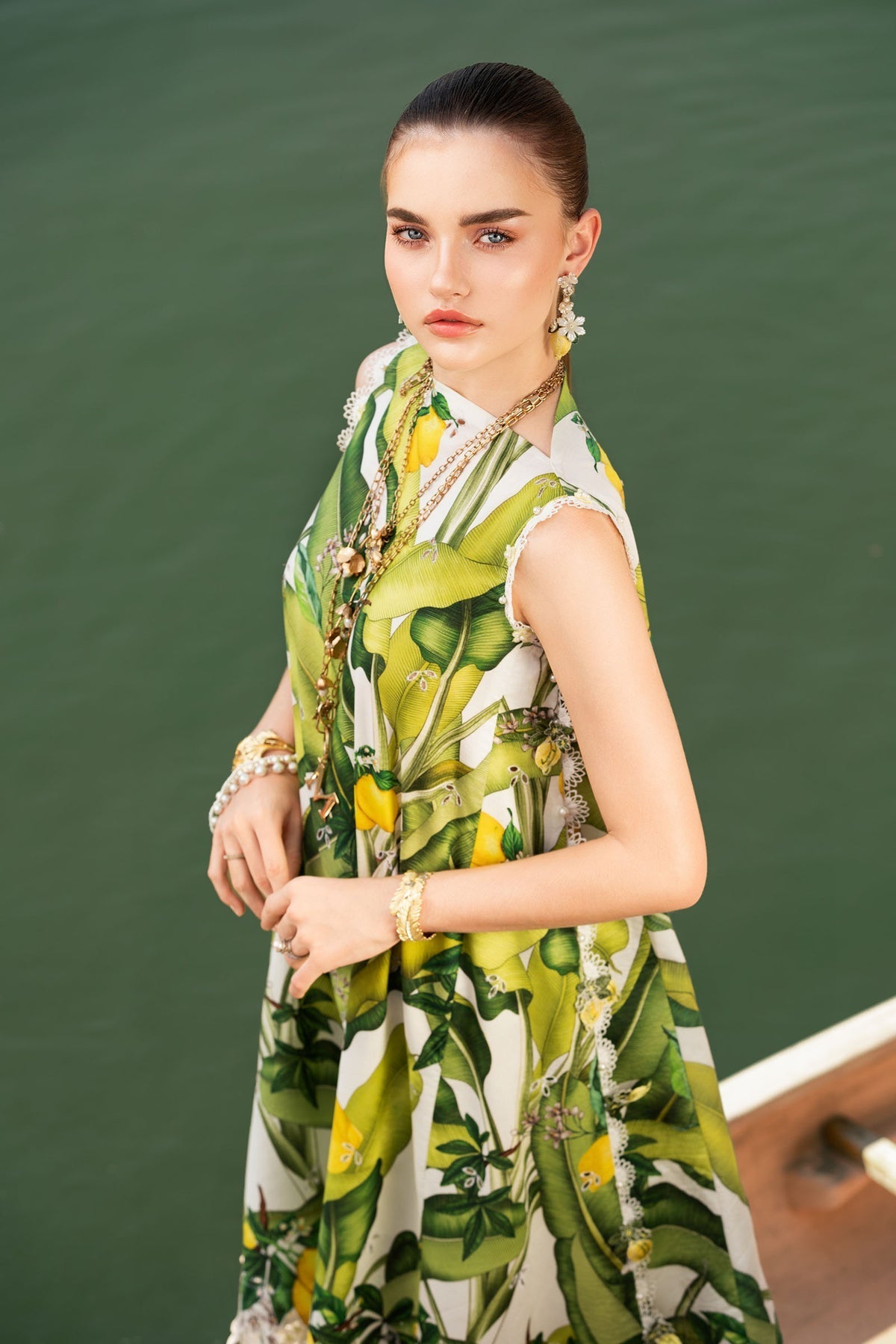 Maria B | M Prints 25 | MPT-2503-A by Maria B - Designer Dress - Type: Ladies Clothes - Available at Libayah - 100% Original