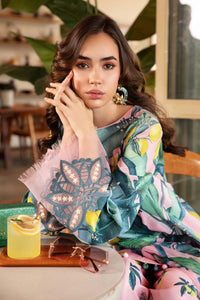 Maria B | M Prints 25 | MPT-2503-B by Maria B - Designer Dress - Type: Ladies Clothes - Available at Libayah - 100% Original