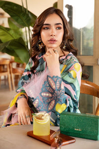 Maria B | M Prints 25 | MPT-2503-B by Maria B - Designer Dress - Type: Ladies Clothes - Available at Libayah - 100% Original