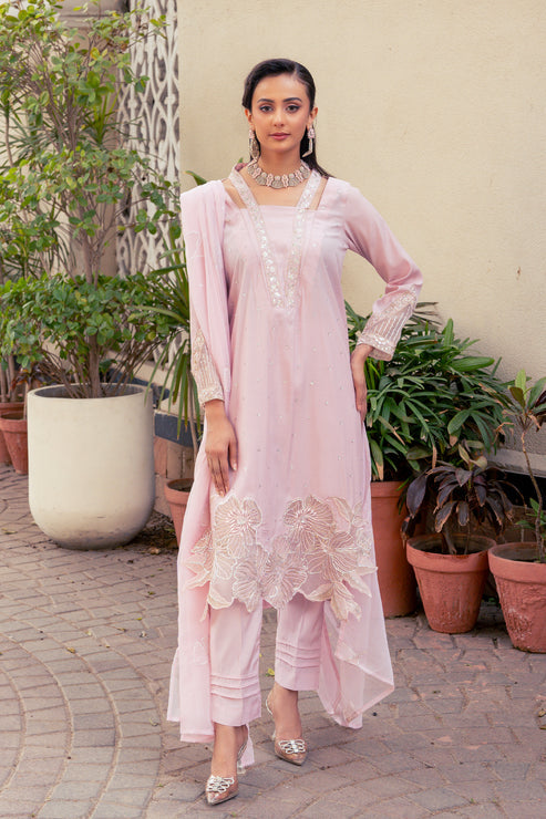 Kross Kulture | Luxury Baharaneh | Flora KLX-00767 by Kross Kulture - Designer Dress - Type: Ladies Clothes - Available at Libayah - 100% Original