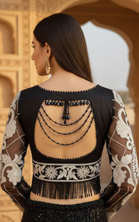 Threads and Motifs | Formal Outfits | Blouse With Lehenga by Threads and Motifs - Designer Dress  - Type : Ladies Clothes - Available at Libayah - 100% Original 