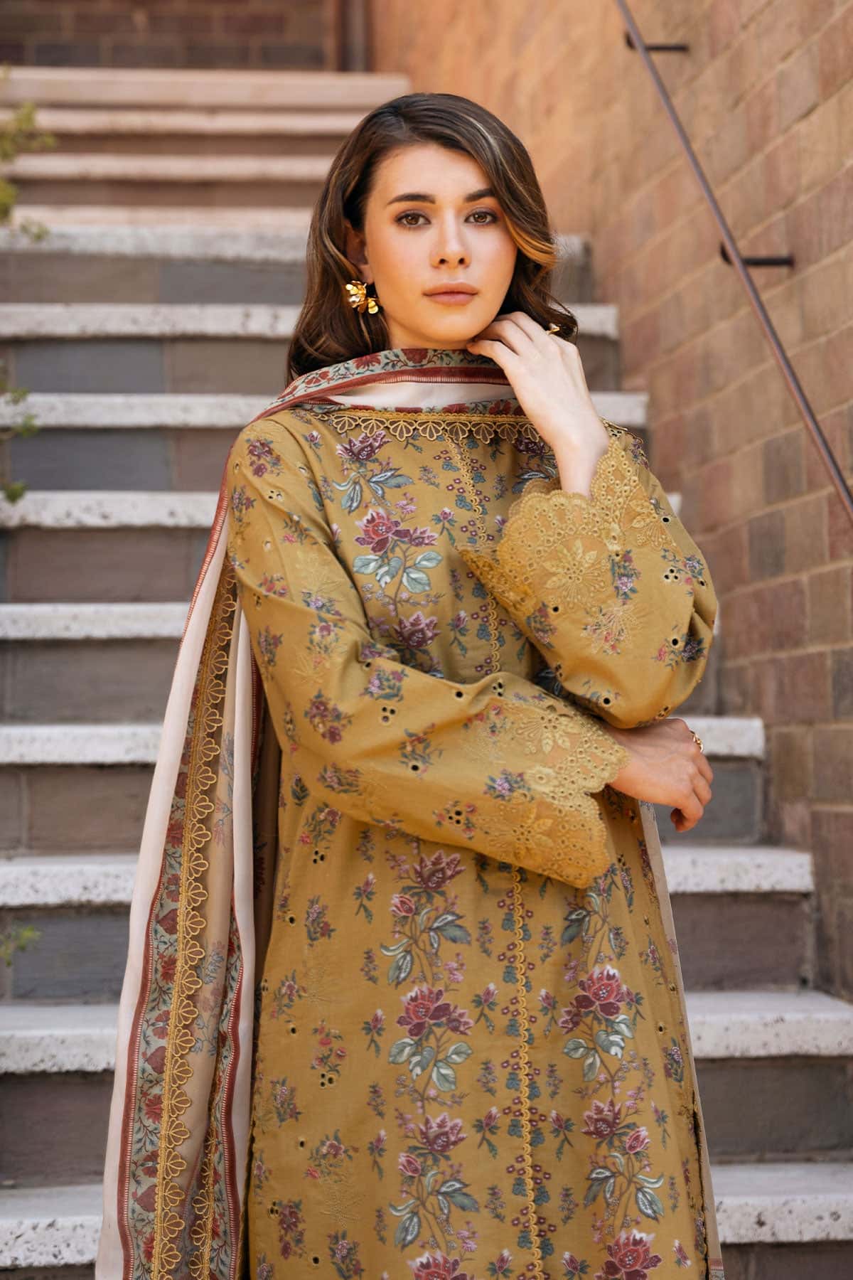 Afrozeh | Damask The Holiday Edit 25 | Lorien B by Afrozeh - Designer Dress - Type: Ladies Clothes - Available at Libayah - 100% Original