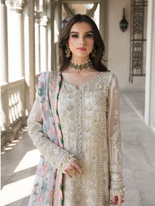 Gulaal | Embroidered Chiffon | CEMILE 03 by Gulaal - Designer Dress - Type: Ladies Clothes - Available at Libayah - 100% Original