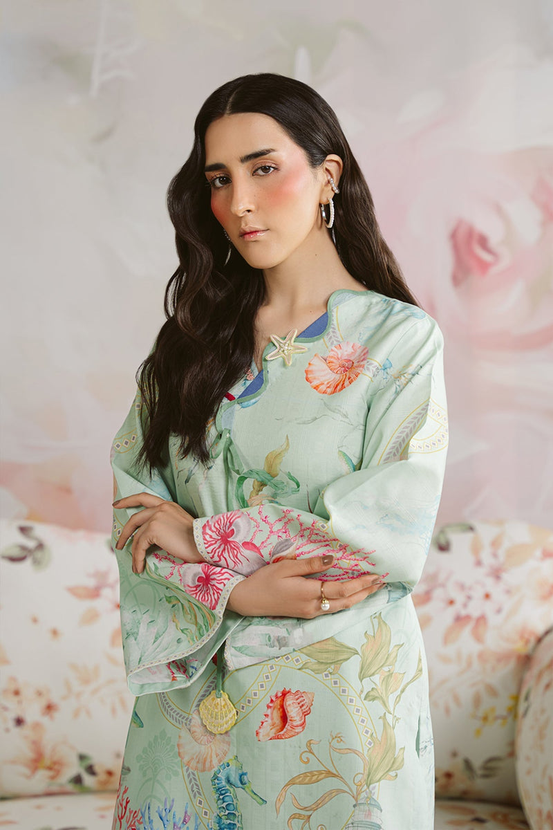 Afrozeh | Basic Pret 26 RTW | NACRE by Afrozeh - Designer Dress  - Type : Ladies Clothes - Available at Libayah - 100% Original 