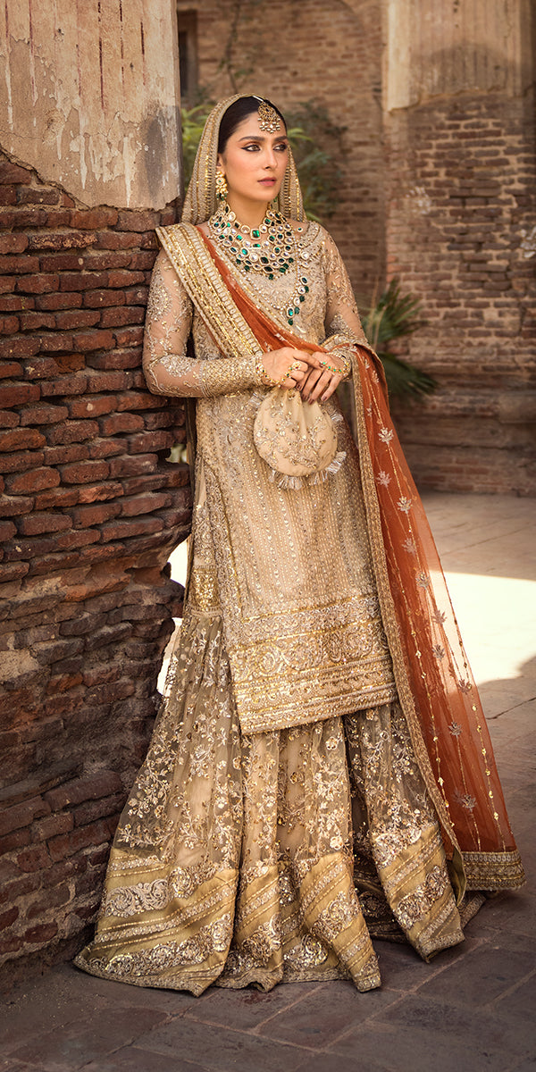 Erum Khan | Jahan Wedding Formals | FARIDA by Erum Khan - Designer Dress - Type: Ladies Clothes - Available at Libayah - 100% Original