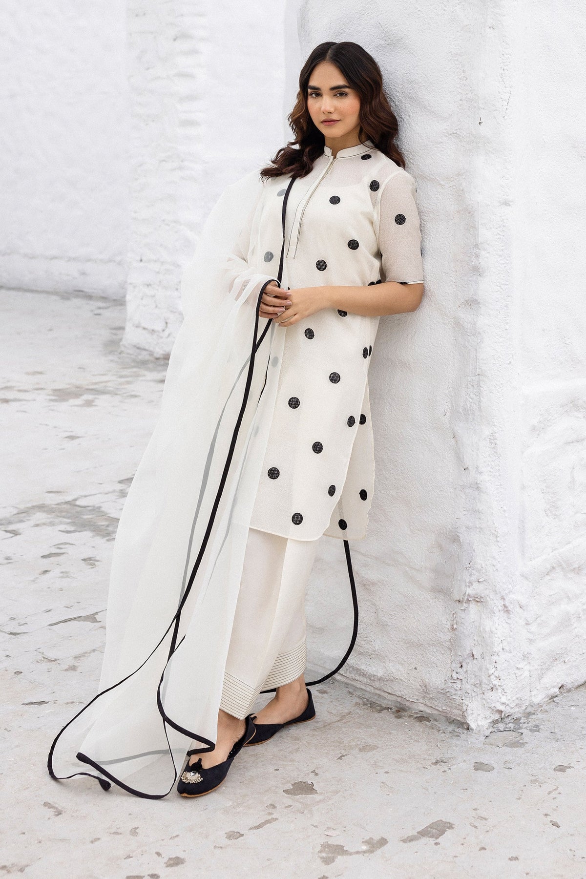 Erum Khan | Ramadan Edition | Elara by Ansab Jahangir - Designer Dress - Type: Ladies Clothes - Available at Libayah - 100% Original