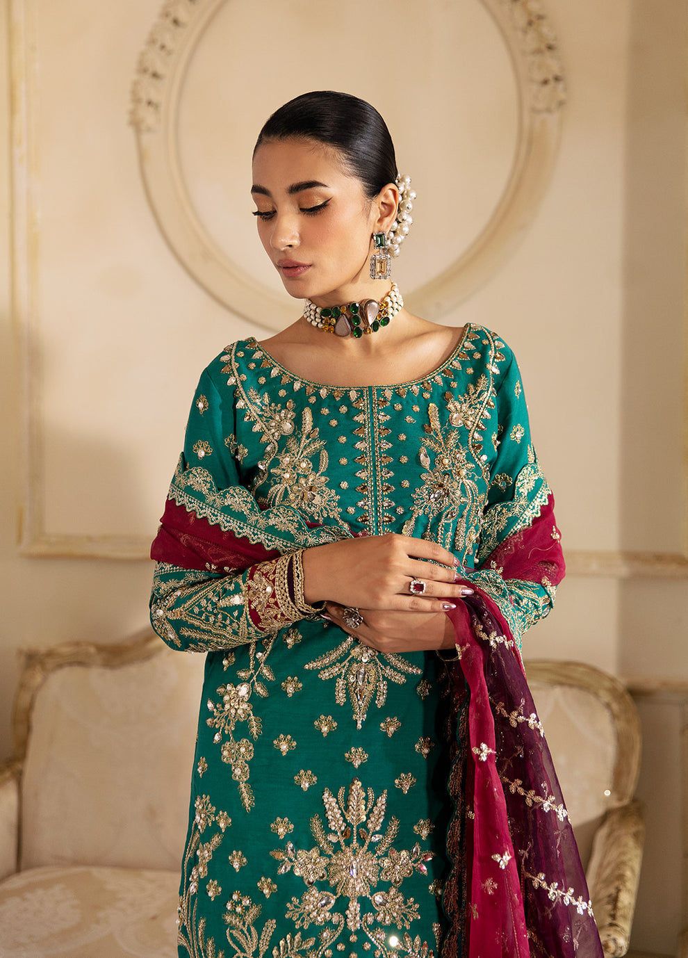 Gulaal | Wedding Formals | Amirah GL-WS-23V1-40 by Gulaal - Designer Dress - Type: Ladies Clothes - Available at Libayah - 100% Original