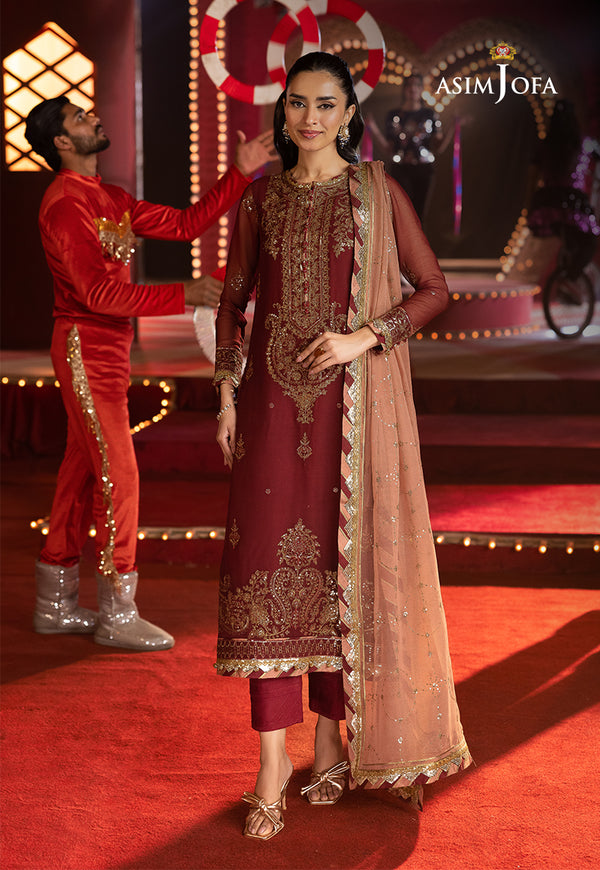 Asim Jofa | Festive Collection 25 | AJLF-05 by Asim Jofa - Designer Dress - Type: Ladies Clothes - Available at Libayah - 100% Original