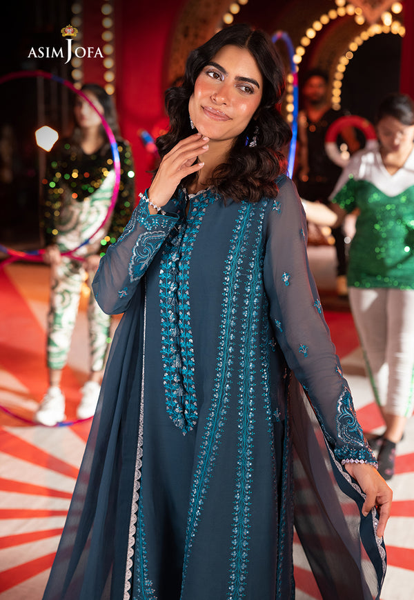 Asim Jofa | Festive Collection 25 | New AJLF-14 by Asim Jofa - Designer Dress - Type: Ladies Clothes - Available at Libayah - 100% Original