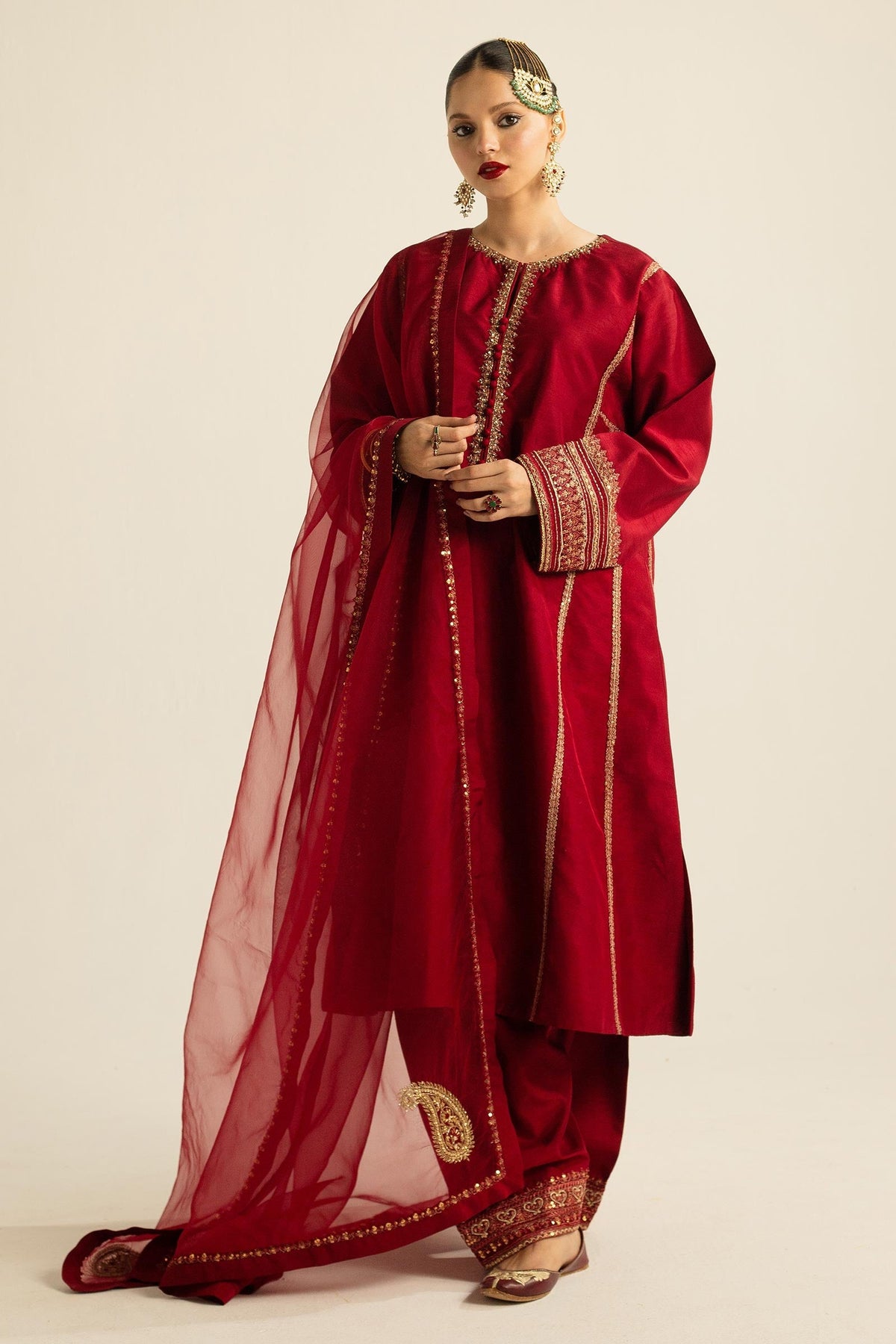 Zara Shahjahan | Wedding Formals 2024 | ZC-4001 by Zara Shahjahan - Designer Dress - Type: Ladies Clothes - Available at Libayah - 100% Original