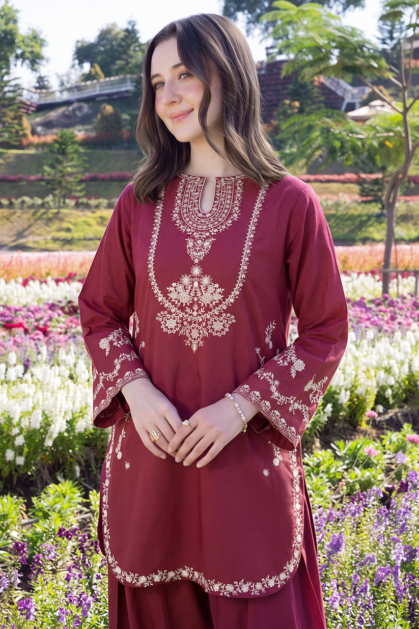 Saad Shaikh | Ease Fall Edit 26 | Cherie by Saad Shaikh - Designer Dress  - Type : Ladies Clothes - Available at Libayah - 100% Original 
