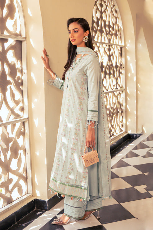 Kross Kulture | Luxury Baharaneh | Jade KLX-00728 by Kross Kulture - Designer Dress - Type: Ladies Clothes - Available at Libayah - 100% Original