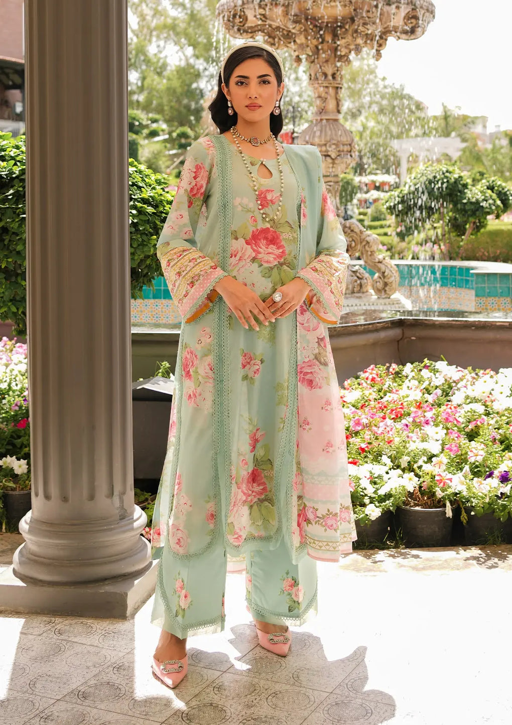 Elaf Premium | Printed Collection 24 | EEP-01A - Frostie by Elaf Premium - Designer Dress - Type: Ladies Clothes - Available at Libayah - 100% Original