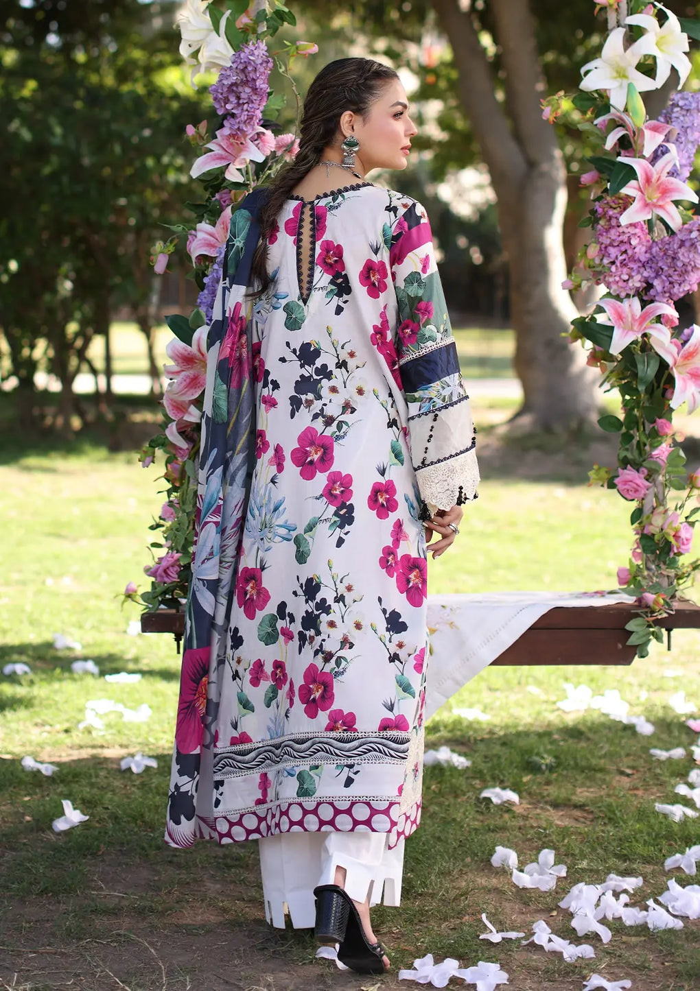 Elaf Premium | Prints Chikankari 24 | 01A LOVELIGHT by Elaf Premium - Designer Dress - Type: Ladies Clothes - Available at Libayah - 100% Original