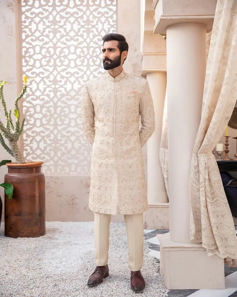 Pakistani Menswear | FSQ-Hakkan by Libayah Ltd. - Designer Dress - Type: Menswear - Available at Libayah - 100% Original
