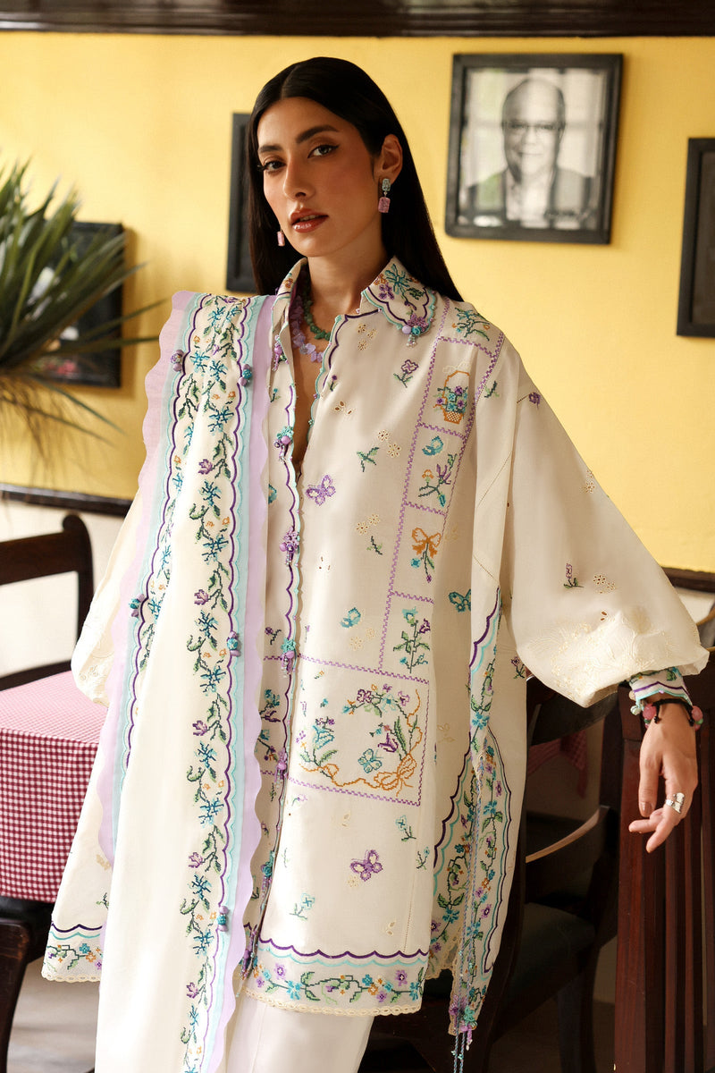 Afrozeh | Basic Pret 26 RTW | NACRE by Afrozeh - Designer Dress  - Type : Ladies Clothes - Available at Libayah - 100% Original 