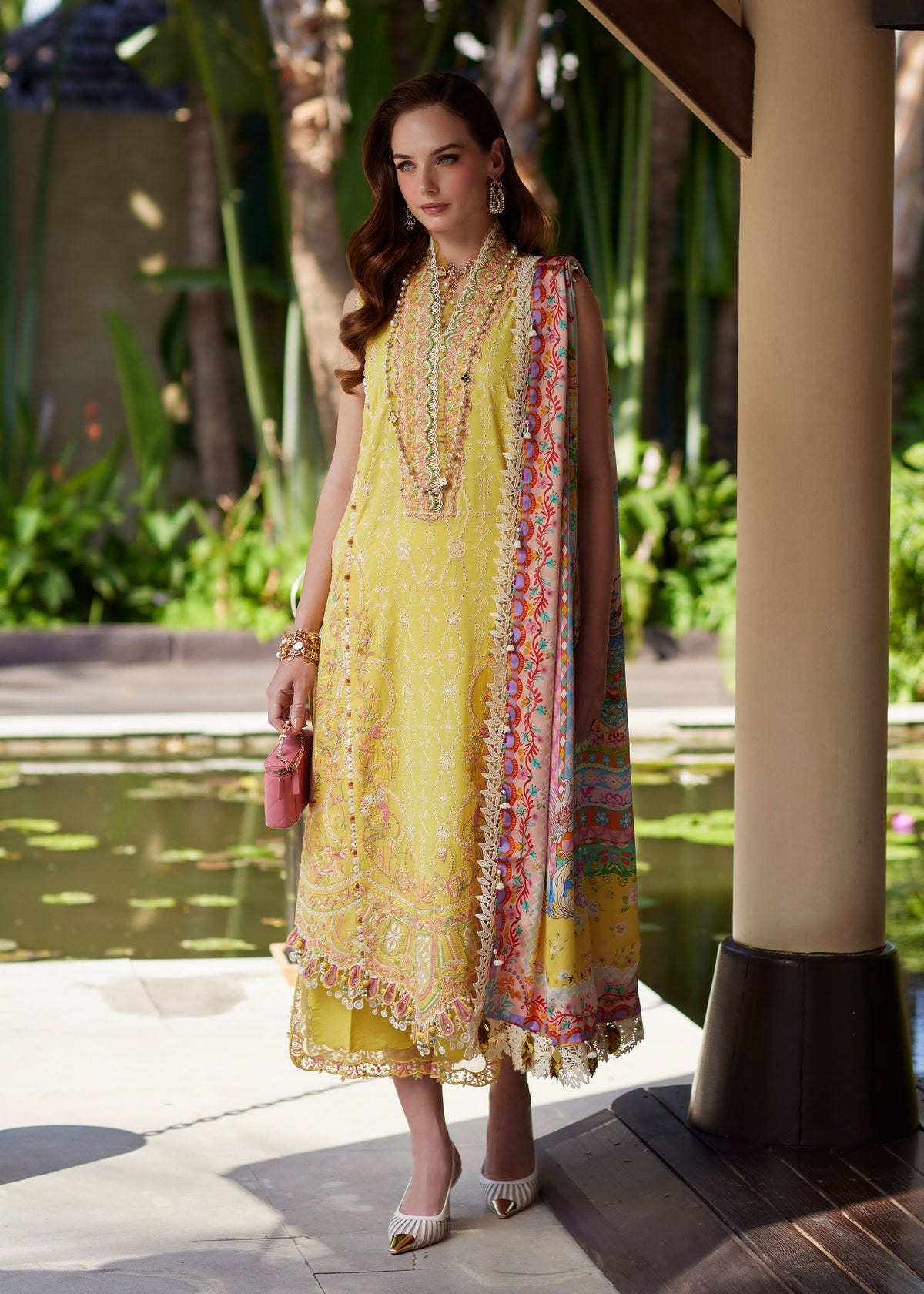 Kanwal Malik | Ariya Luxury Lawn 26 | Bianca - Designer Dress - Type : Ladies Clothes - Available at Libayah - 100% Original