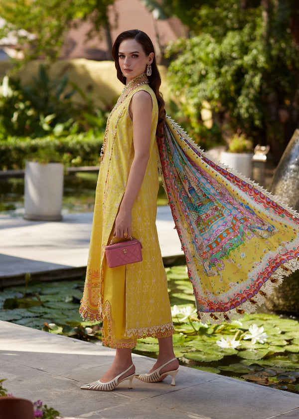 Kanwal Malik | Ariya Luxury Lawn 26 | Bianca - Designer Dress - Type : Ladies Clothes - Available at Libayah - 100% Original