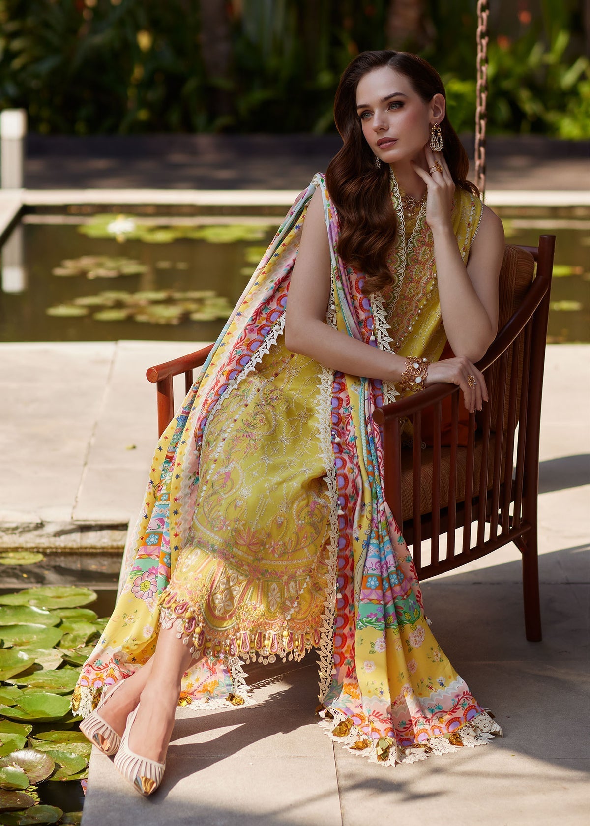 Kanwal Malik | Ariya Luxury Lawn 26 | Bianca - Designer Dress - Type : Ladies Clothes - Available at Libayah - 100% Original