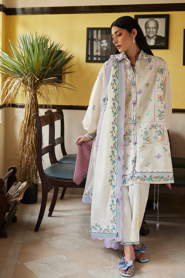 Afrozeh | Basic Pret 26 RTW | NACRE by Afrozeh - Designer Dress  - Type : Ladies Clothes - Available at Libayah - 100% Original 