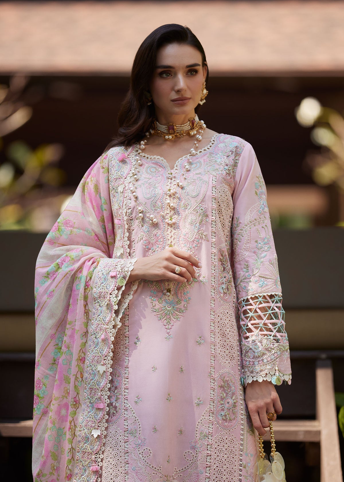 Kanwal Malik | Ariya Luxury Lawn 26 | Vivian - Designer Dress - Type : Ladies Clothes - Available at Libayah - 100% Original