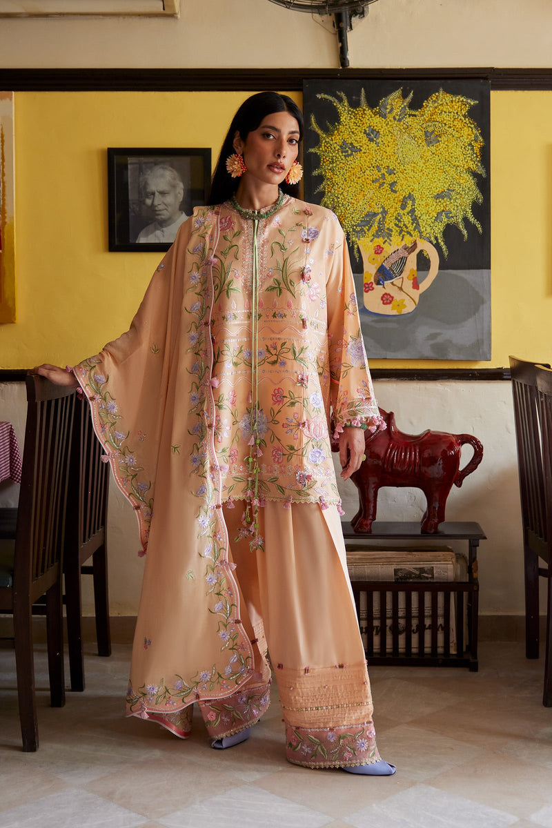 Afrozeh | Basic Pret 26 RTW | NACRE by Afrozeh - Designer Dress  - Type : Ladies Clothes - Available at Libayah - 100% Original 