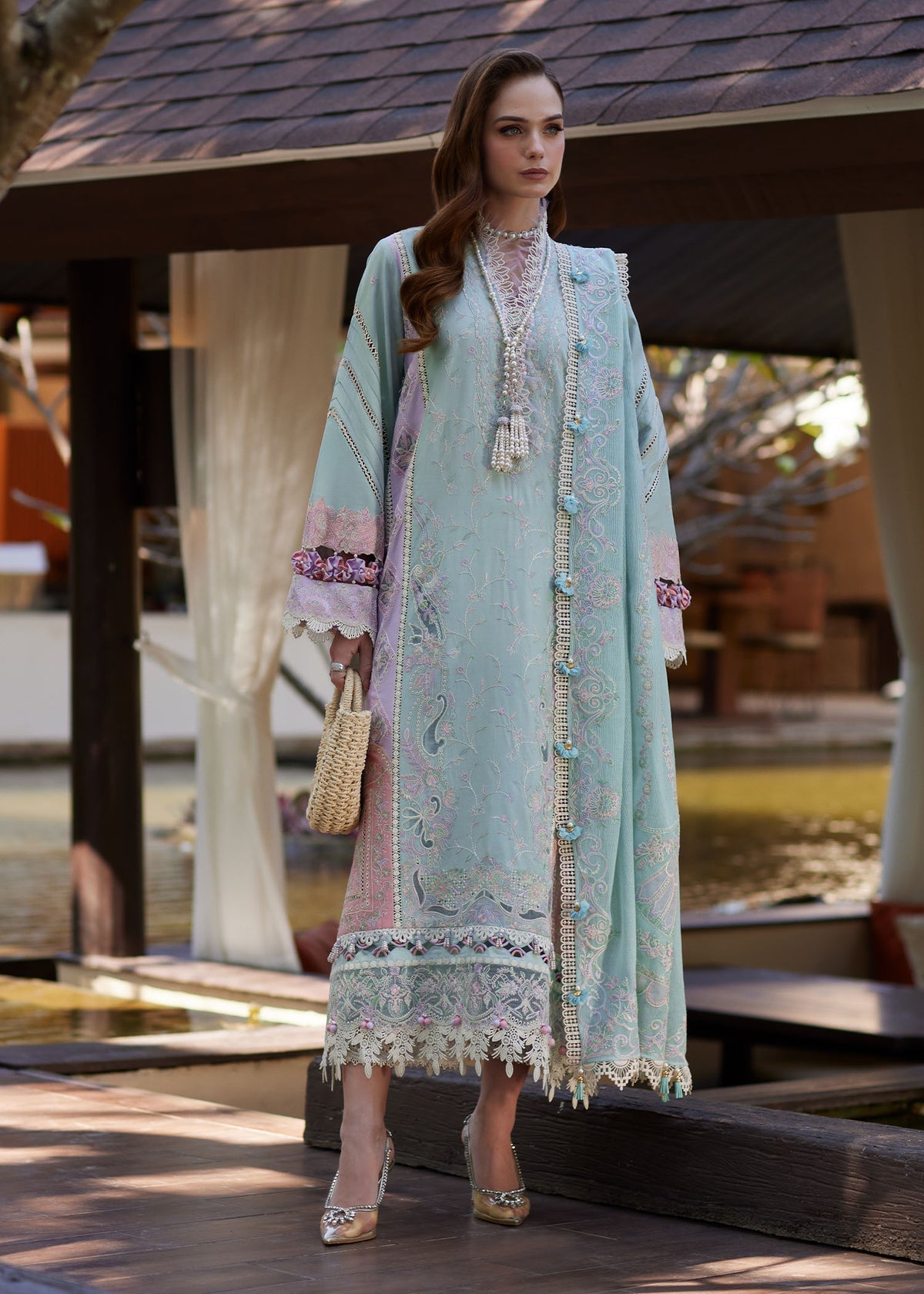 Kanwal Malik | Ariya Luxury Lawn 26 | Eliana - Designer Dress - Type : Ladies Clothes - Available at Libayah - 100% Original