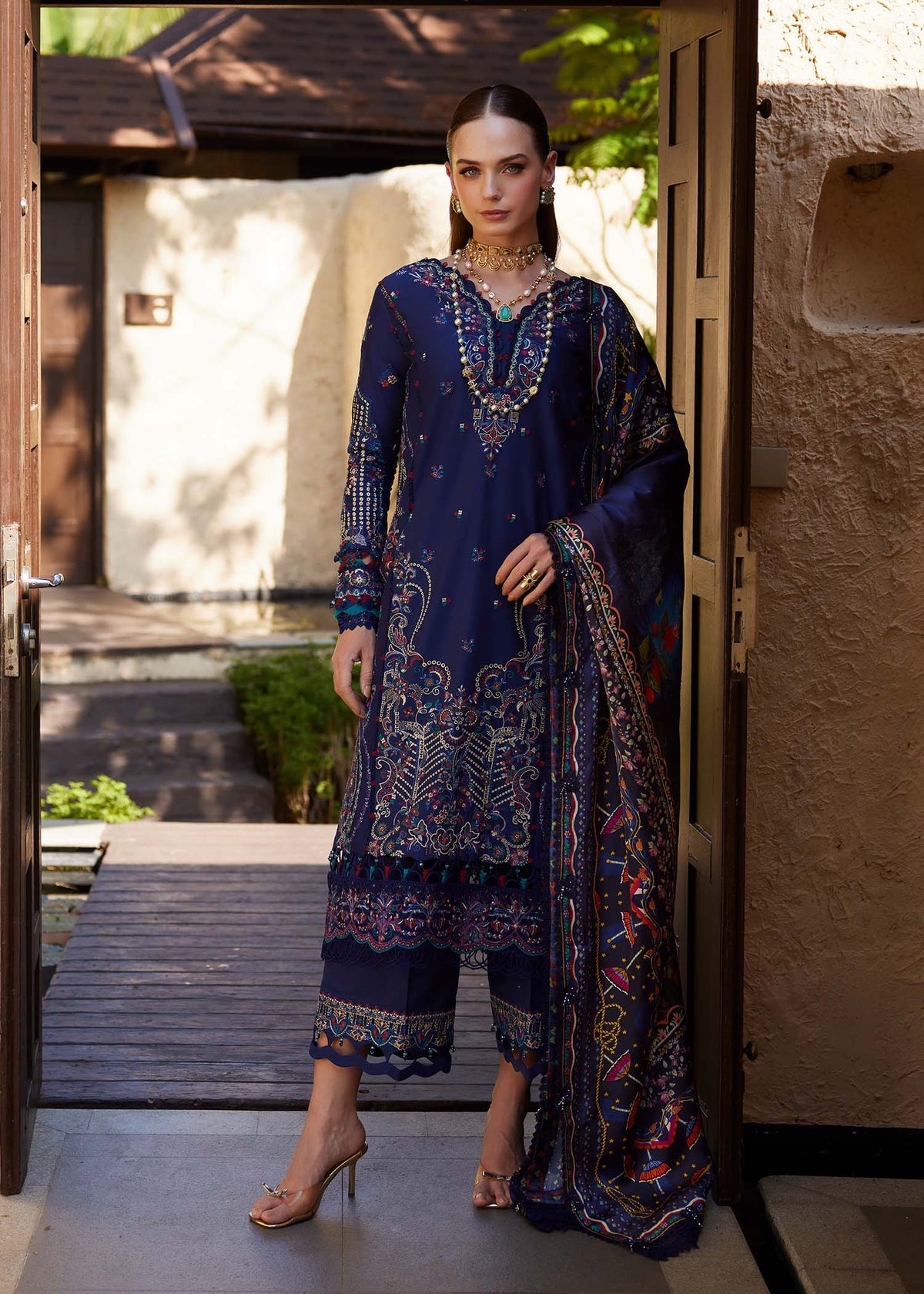 Kanwal Malik | Ariya Luxury Lawn 26 | Mehrin - Designer Dress - Type : Ladies Clothes - Available at Libayah - 100% Original