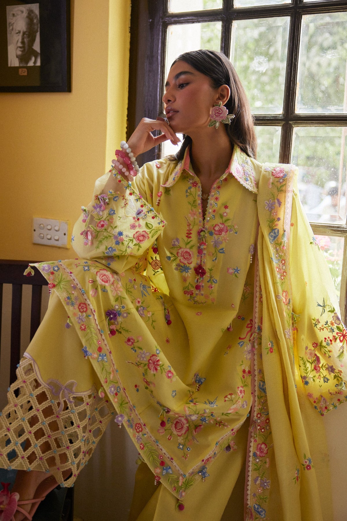 Afrozeh | Basic Pret 26 RTW | NACRE by Afrozeh - Designer Dress  - Type : Ladies Clothes - Available at Libayah - 100% Original 