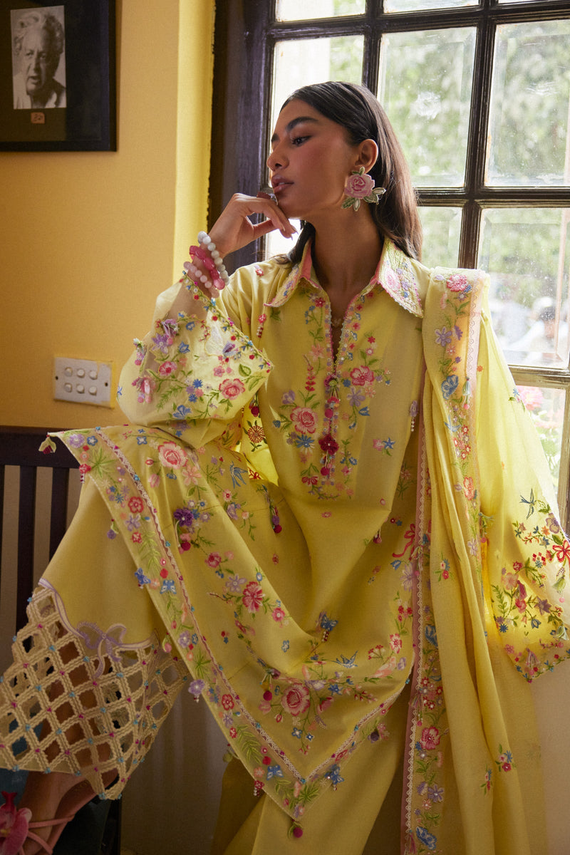 Afrozeh | Basic Pret 26 RTW | NACRE by Afrozeh - Designer Dress  - Type : Ladies Clothes - Available at Libayah - 100% Original 