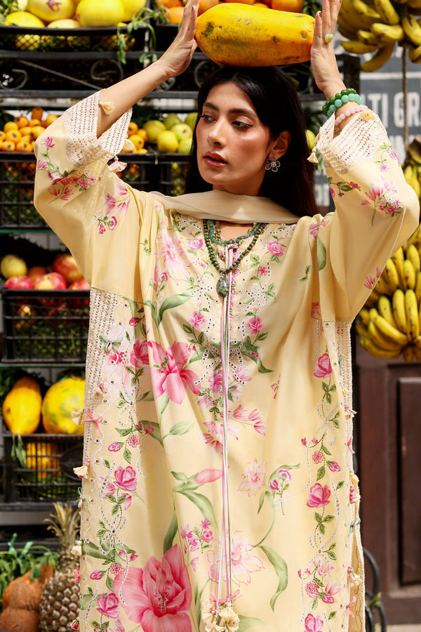Afrozeh | Basic Pret 26 RTW | NACRE by Afrozeh - Designer Dress  - Type : Ladies Clothes - Available at Libayah - 100% Original 