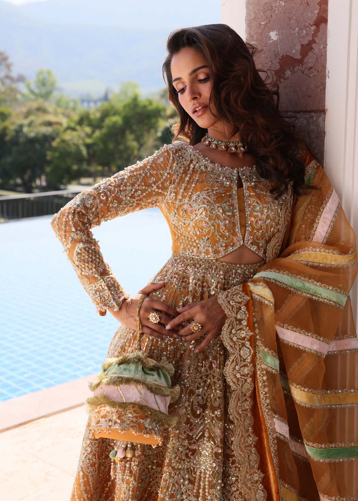 Kanwal Malik | Mirha Luxury Pret 26 | Merna by Kanwal Malik - Designer Dress  - Type : Ladies Clothes - Available at Libayah - 100% Original 
