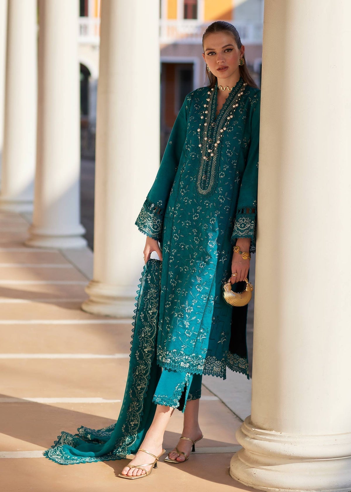 Kanwal Malik | Elsa Summer Pret 26 | Mishya by Kanwal Malik - Designer Dress  - Type : Ladies Clothes - Available at Libayah - 100% Original 