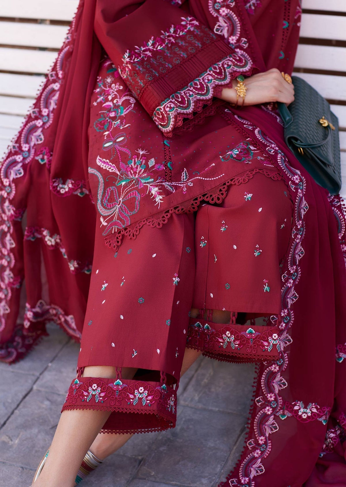 Kanwal Malik | Elsa Summer Pret 26 | Nisha by Kanwal Malik - Designer Dress  - Type : Ladies Clothes - Available at Libayah - 100% Original 
