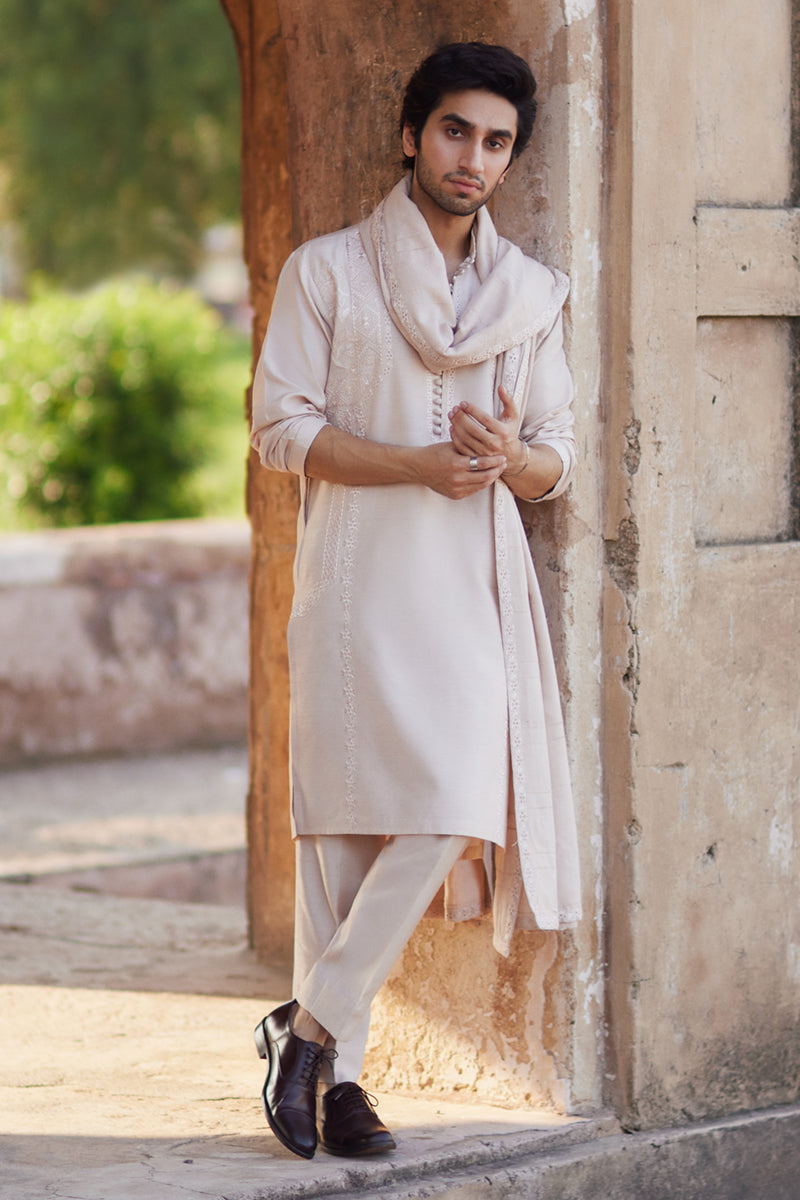 Pakistani Menswear | Qalamkar | BQ-04 by Qalamkar - Designer Dress - Type: MensWear - Available at Libayah - 100% Original