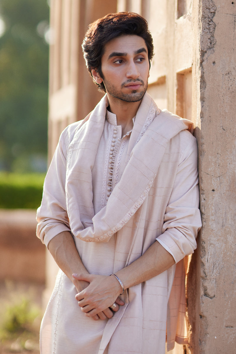 Pakistani Menswear | Qalamkar | BQ-04 by Qalamkar - Designer Dress - Type: MensWear - Available at Libayah - 100% Original
