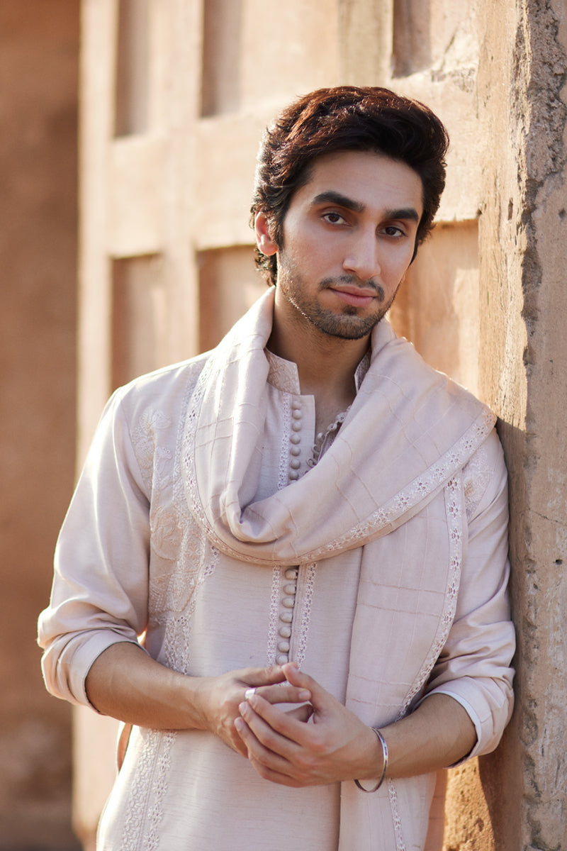 Pakistani Menswear | Qalamkar | BQ-04 by Qalamkar - Designer Dress - Type: MensWear - Available at Libayah - 100% Original