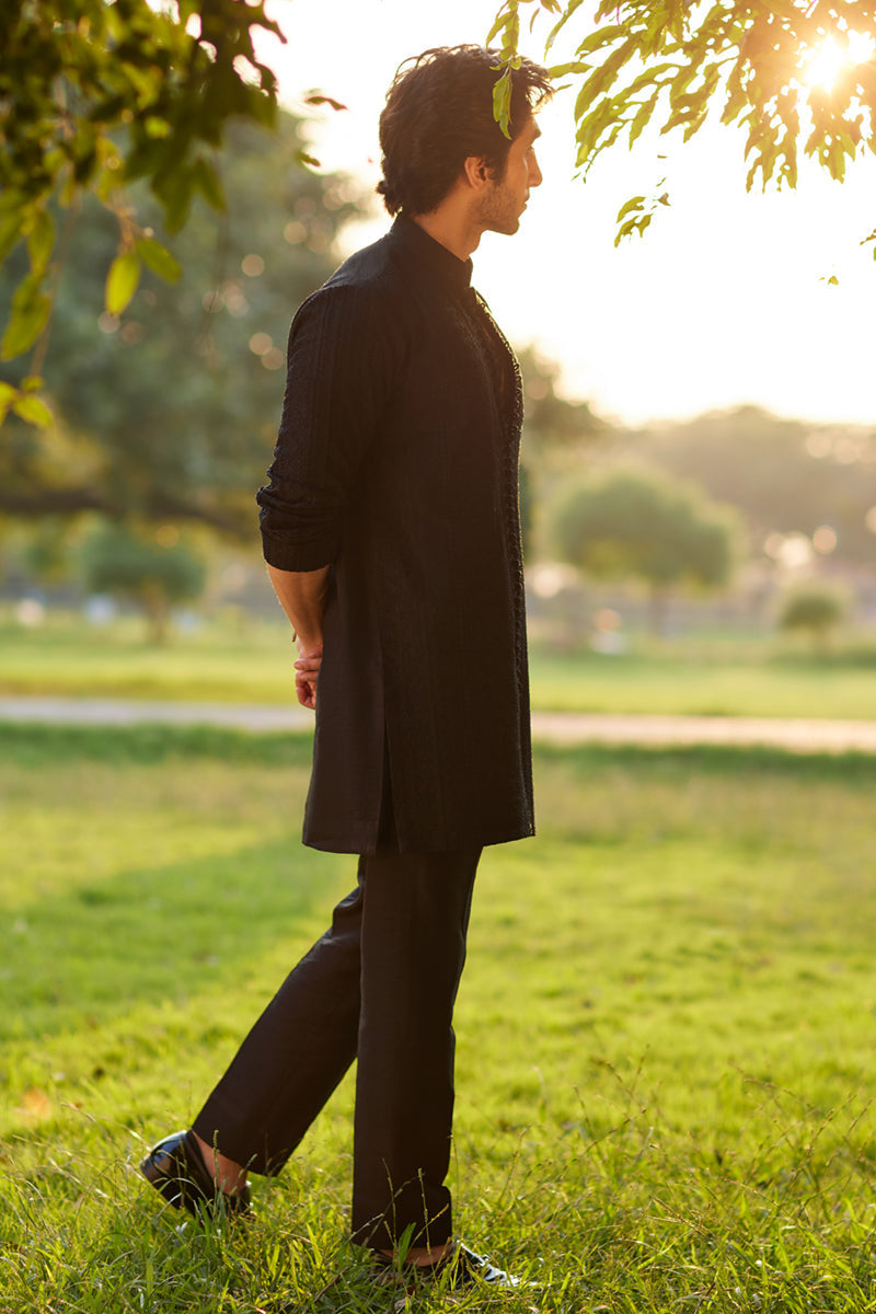 Pakistani Menswear | Qalamkar | BQ-01 by Qalamkar - Designer Dress - Type: MensWear - Available at Libayah - 100% Original