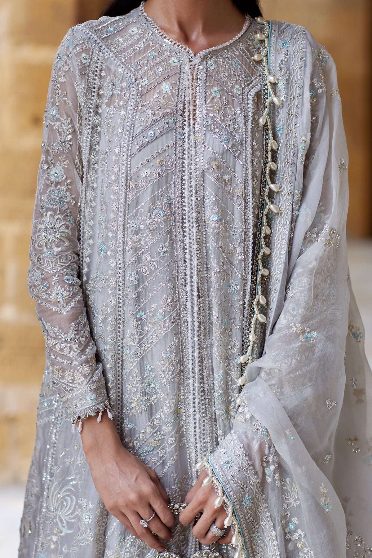Afrozeh | Dastangoi Wedding Formals | Qissa by Afrozeh - Designer Dress  - Type : Ladies Clothes - Available at Libayah - 100% Original 
