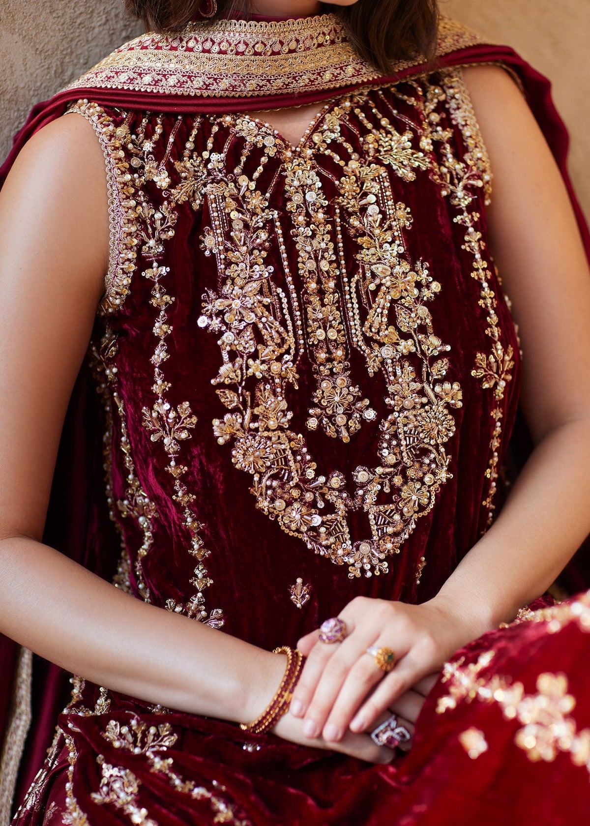 Kanwal Malik | Laira Formals | Aline by Kanwal Malik - Designer Dress - Type: Ladies Clothes - Available at Libayah - 100% Original