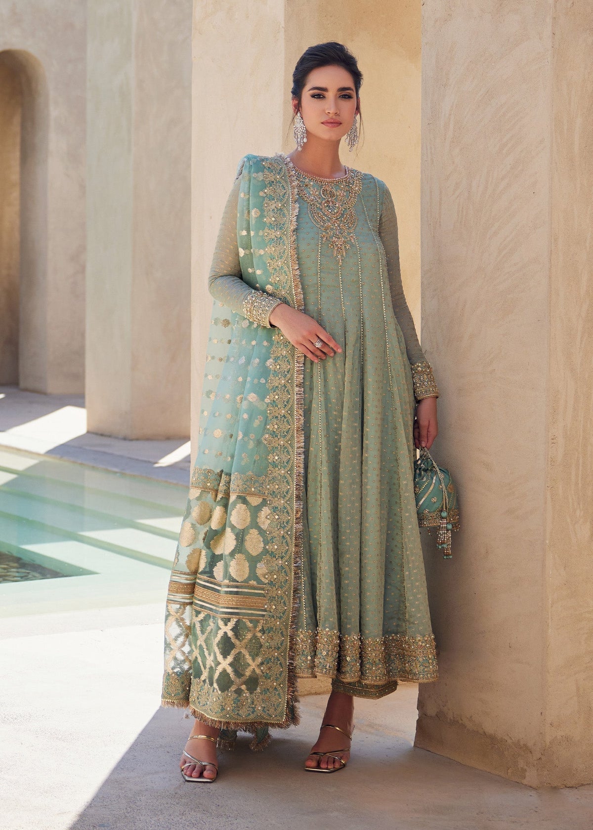 Kanwal Malik | Laira Formals | Mist by Kanwal Malik - Designer Dress - Type: Ladies Clothes - Available at Libayah - 100% Original
